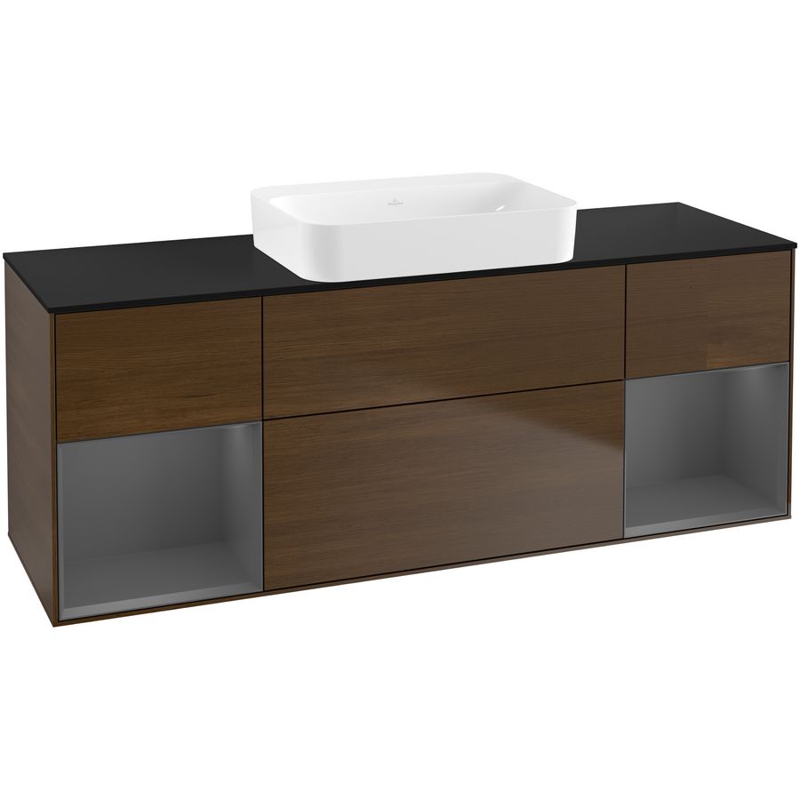 Wastafelonderkast Finion 1600x603x501mm W.Veneer G742GKGN