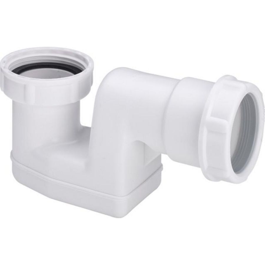 Douchebaksifon 1.1/2" bn. zonder plug