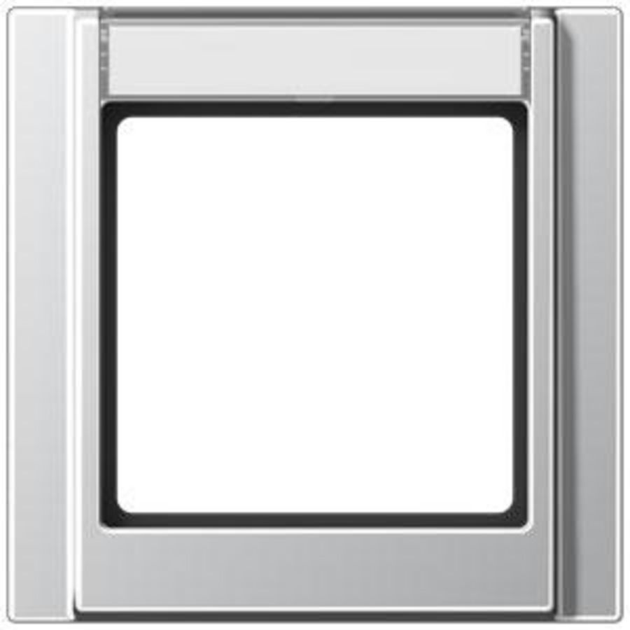 Afdekraam alum.met tekstvak 1-voudig A500 VVE=10