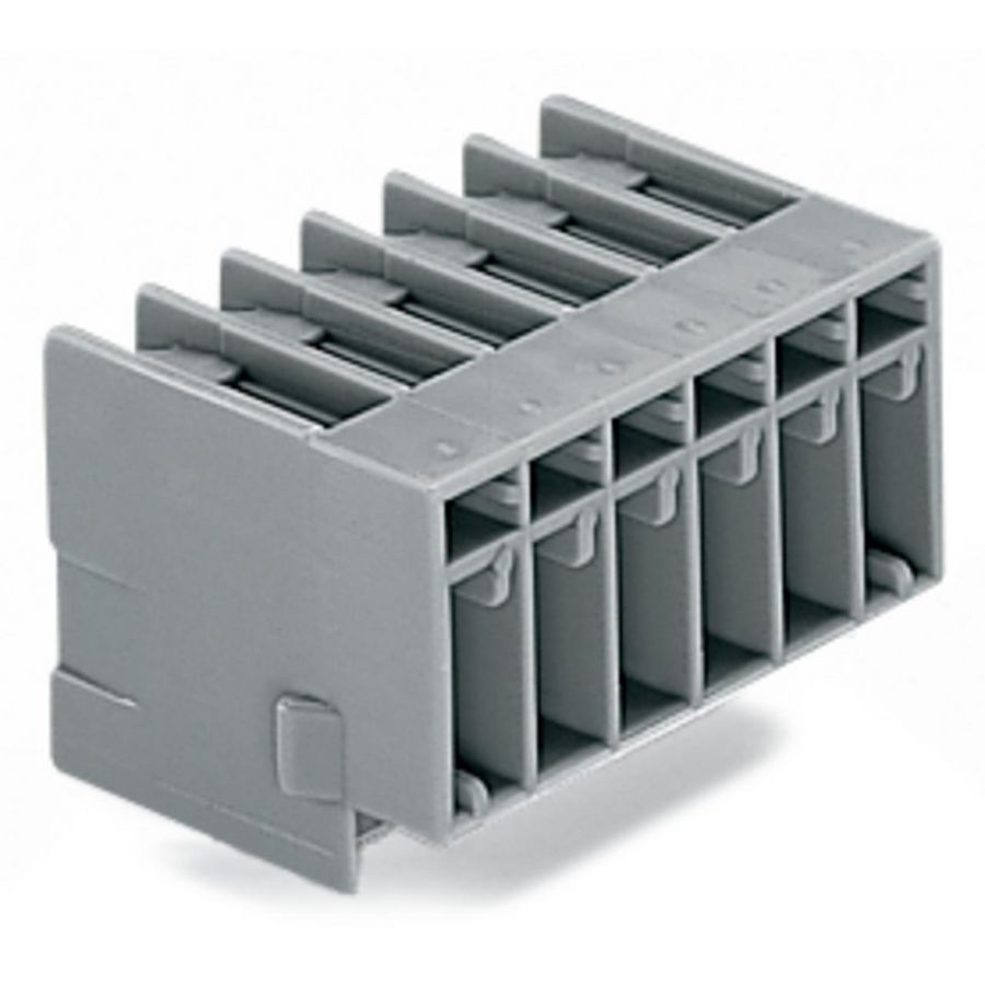 THT male steker Soldeerpen 1,0 x 1,0 mm haaks grijs VVE=50