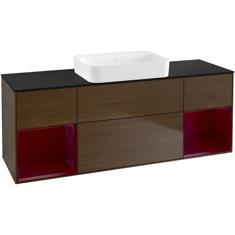 Wastafelonderkast Finion 1600x603x501mm W.Veneer G742HBGN
