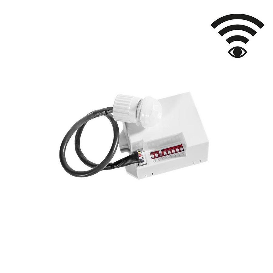 Bewegingssensor IR inbouw montage IP20 max. 200W