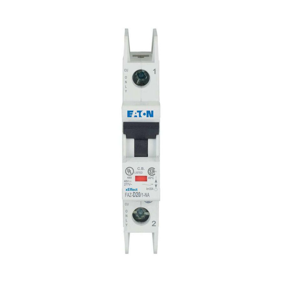 Installatieautomaat(MCB) FAZ-NA 1P 20A D-karakteristiek 15kA UL-cert. VVE=2