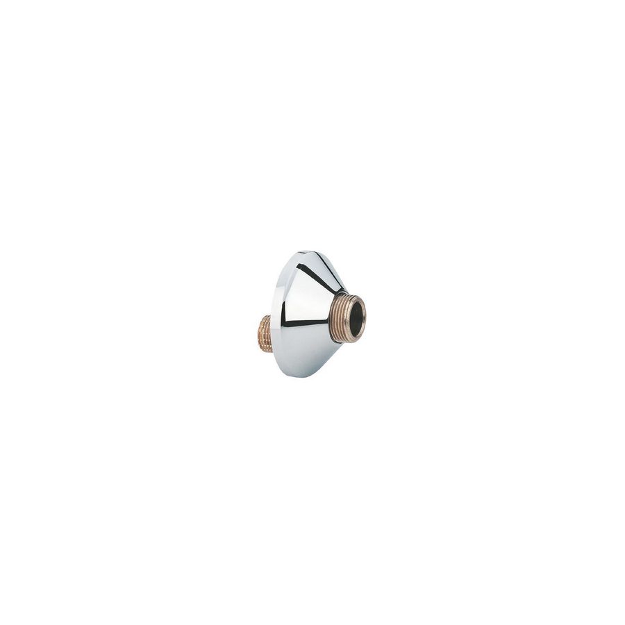 Losse S-koppeling incl. rozet 1/2"x3/4" chroom 12075000