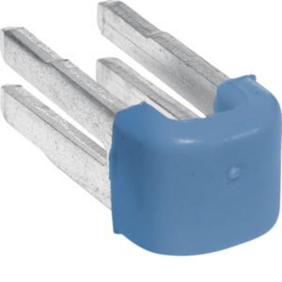 Zak a 10st. Steekbrug voor aansluitklemmen nul KNxxN (blauw)