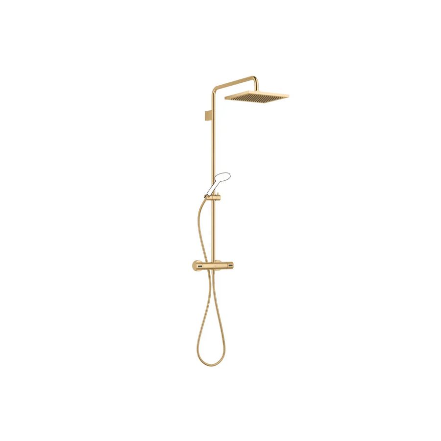 Showerpipe douchether. flowreduc Messing geb