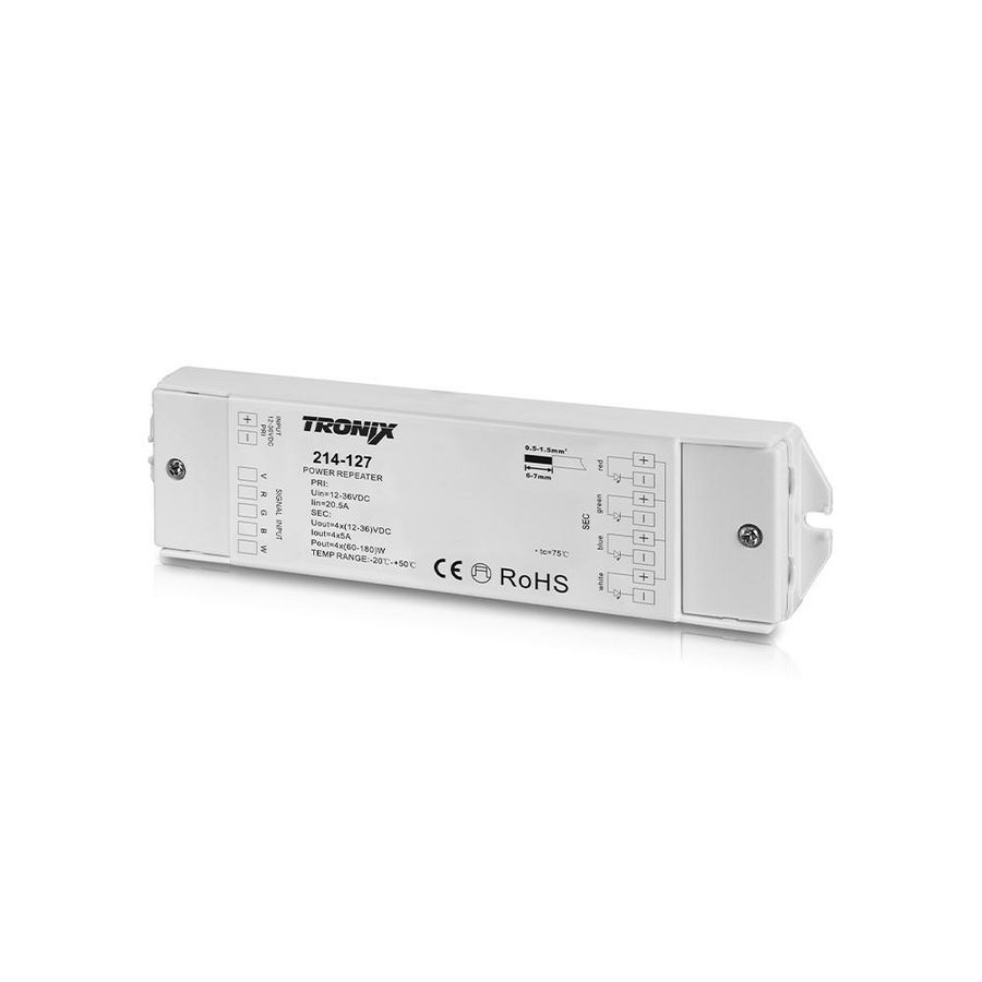 RGB data repeater 4 kanalen 12V/36V