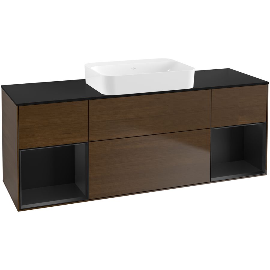 Wastafelonderkast Finion 1600x603x501mm W.Veneer G742PDGN