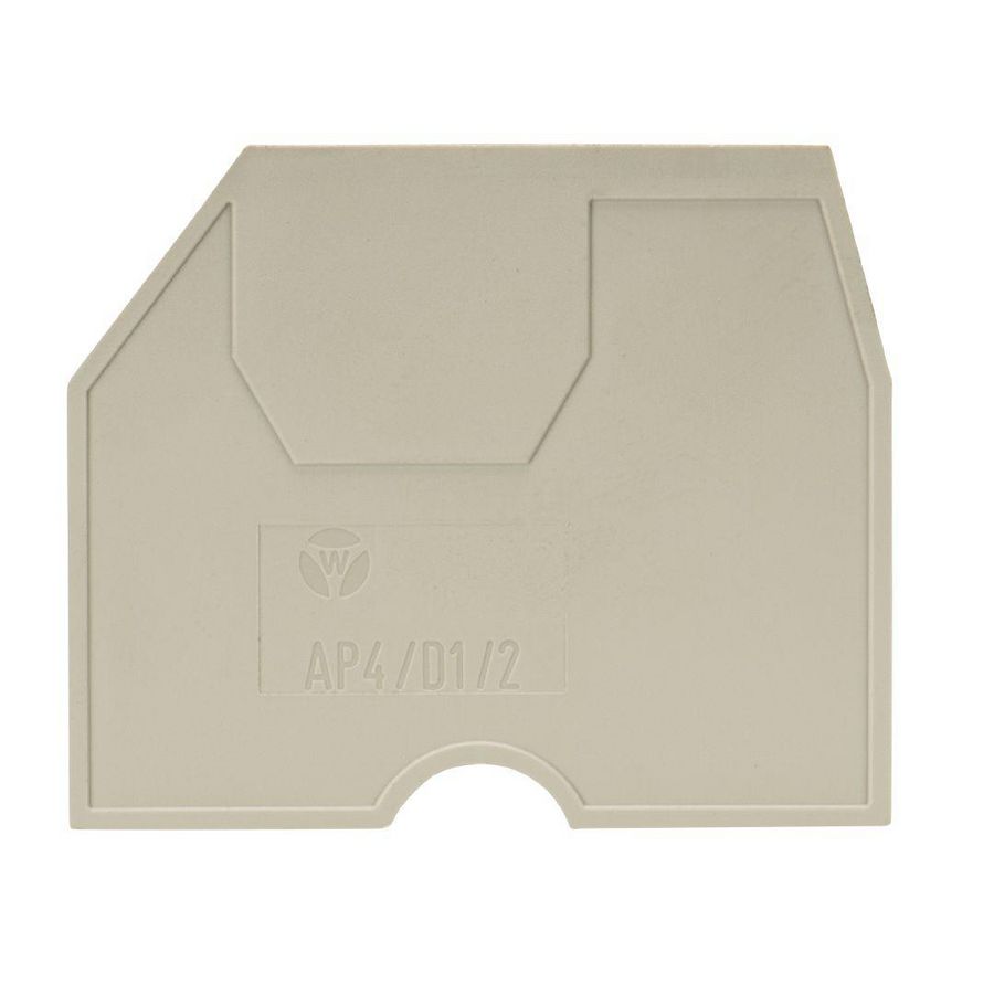 Afsluitplaat AP4/d1/2 blauw v0 VVE=10