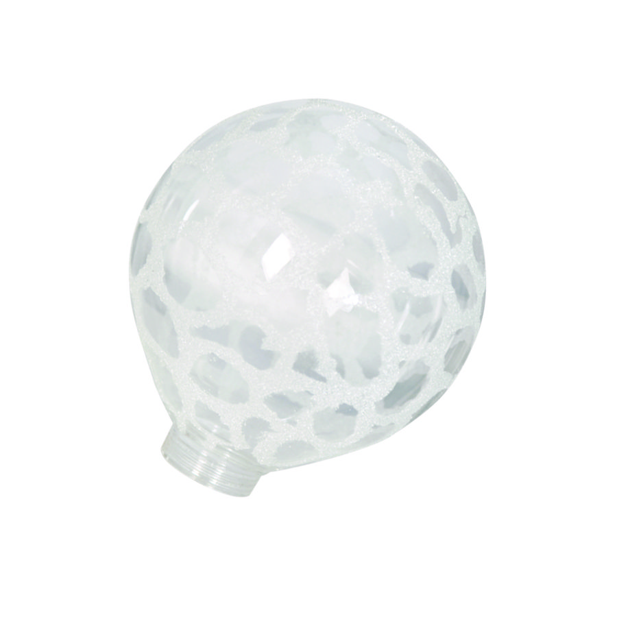 Verlichtingsarmatuur Antique LED bulb G100 Kroko ijs helder