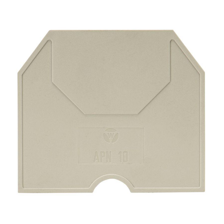 Afsluitplaat APn10 v0 kiezelgrijs VVE=10