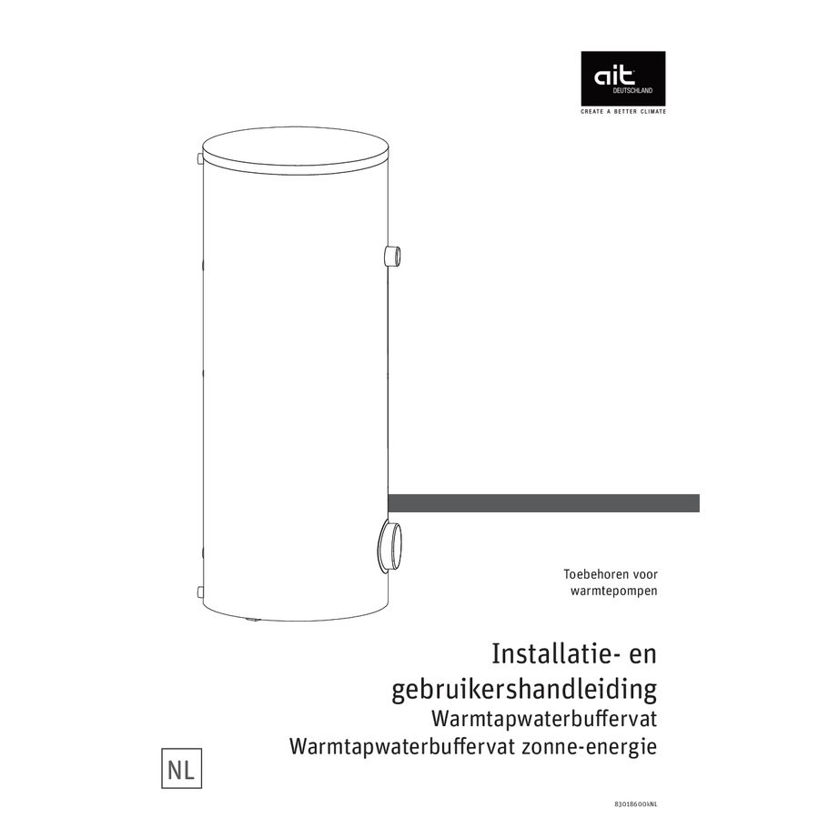 Tapwater buffervat 500L+voeler versie 2