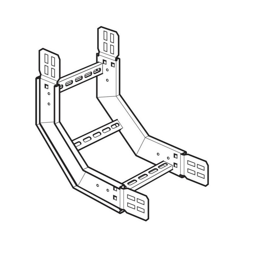 Stijgstuk 316L B450 H100