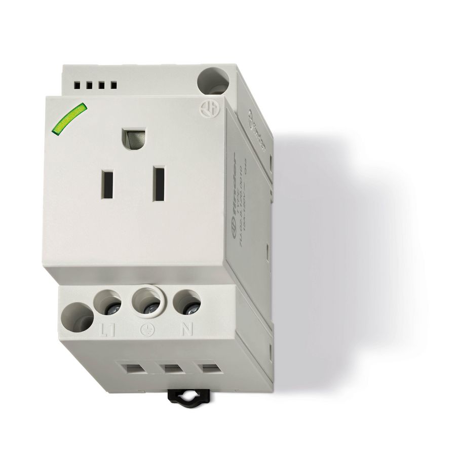 FIN CONTACTDOOS, GRIJS, LED VVE=5