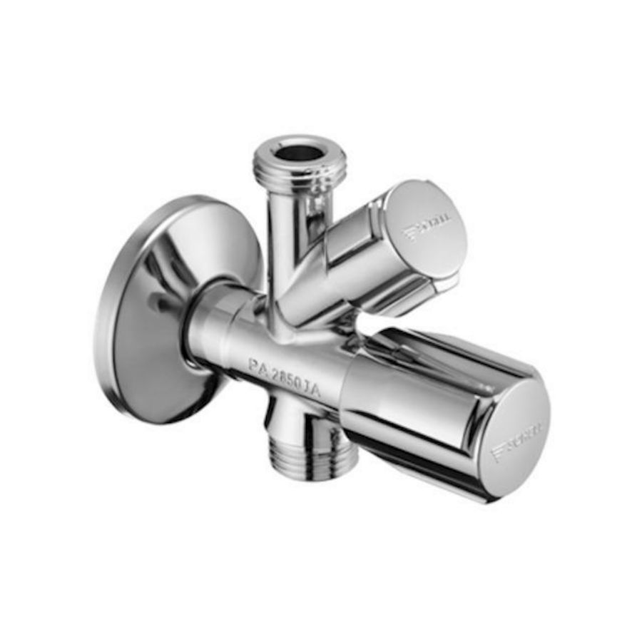 Combinatiehoekstopkraan COMFORTmet RV 1/2"x1/2"x1/2" chroom