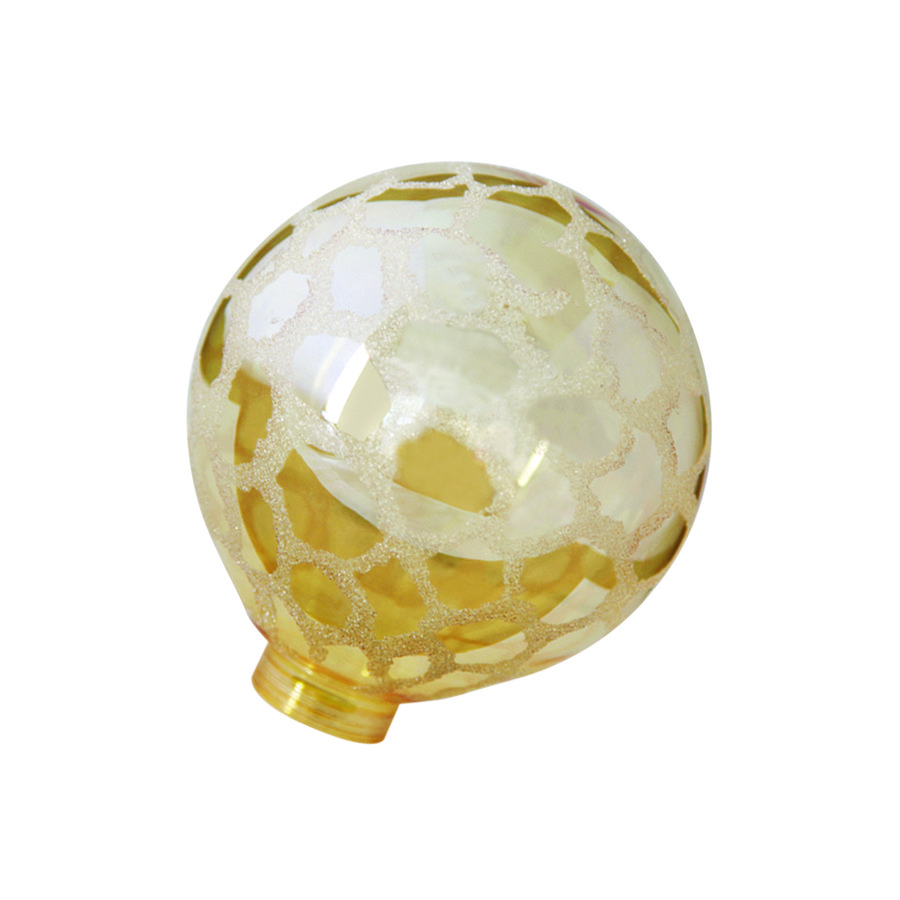 Verlichtingsarmatuur Antique LED bulb G100 Kroko ijs goud