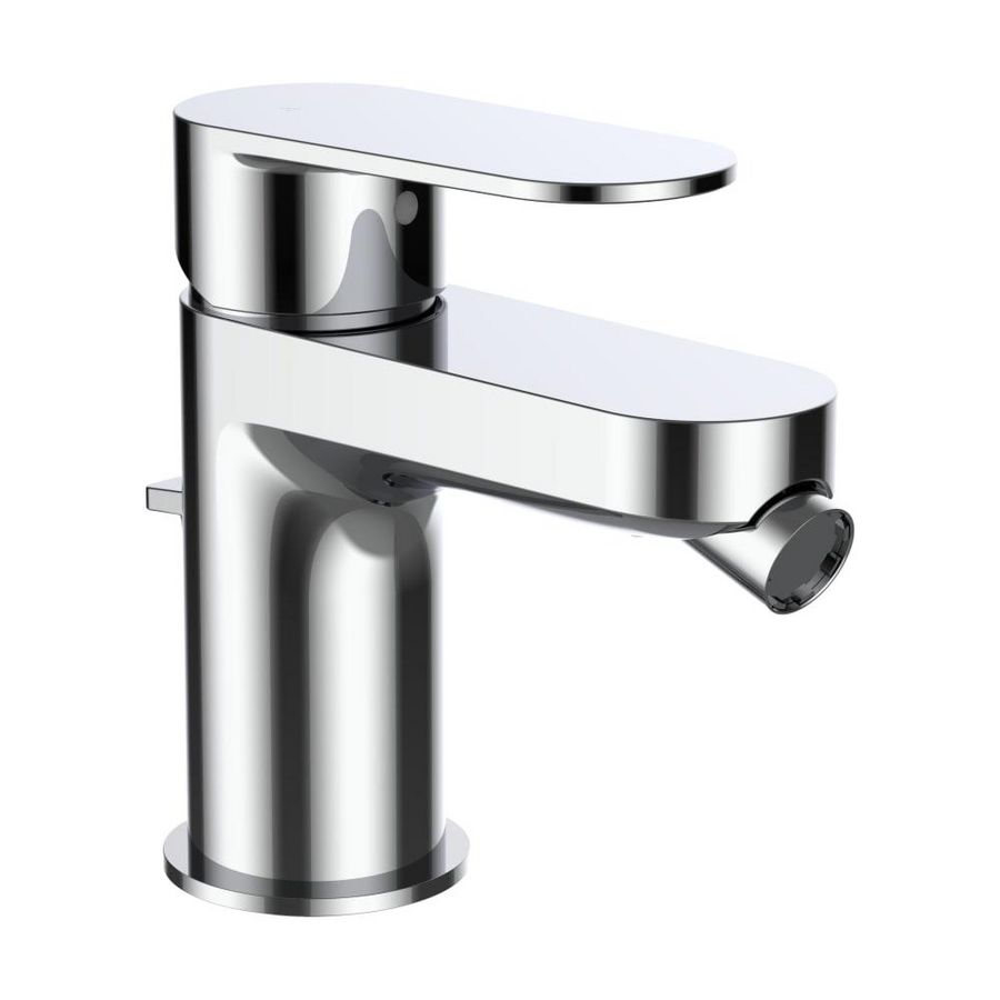 Bidet Mengkraan vaste uitloop 105mm pop-up waste chroom