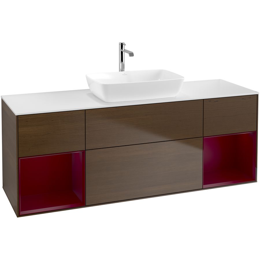 Wastafelonderkast Finion 1600x603x501mm W.Veneer G861HBGN