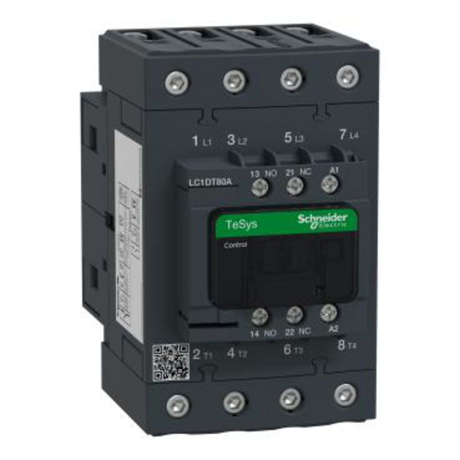 Contactor 4M HC M+V AC-1<=440V 80A Stuurspanning 110 D