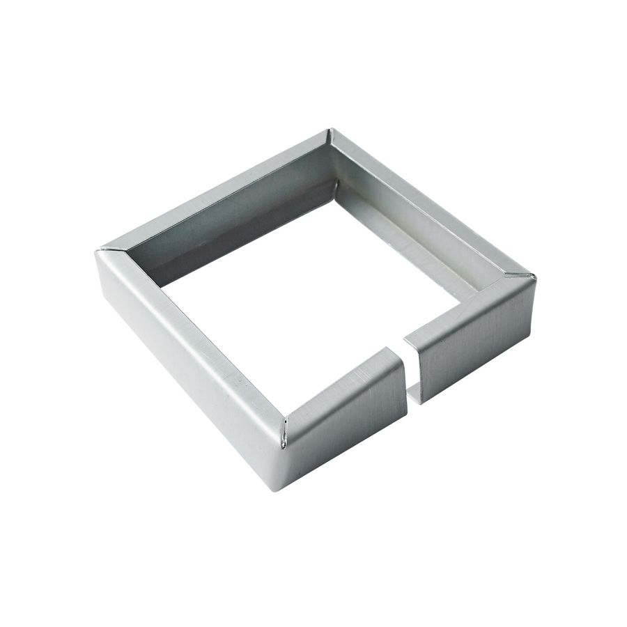 RHEINZINK PreP blue-grey soldeerwrong enkel vierkant 80mm