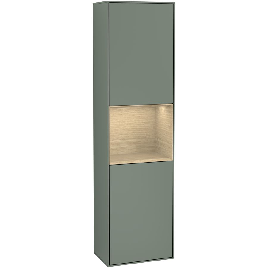 Hoge kast Finion 418x1516x270mm Olive Matt Lacquer F470PCGM