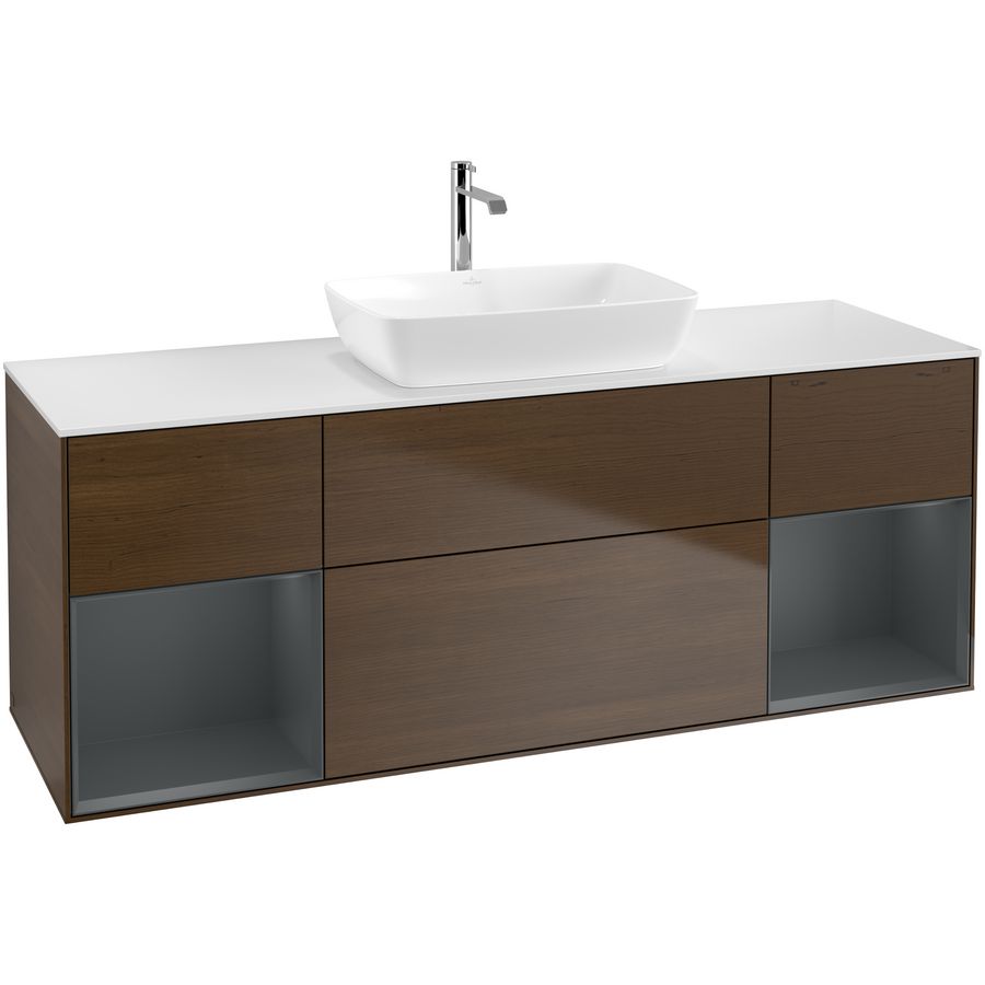 Wastafelonderkast Finion 1600x603x501mm W.Veneer G861HGGN