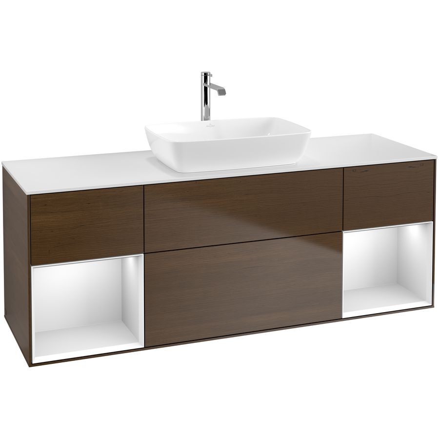 Wastafelonderkast Finion 1600x603x501mm W.Veneer G861MTGN
