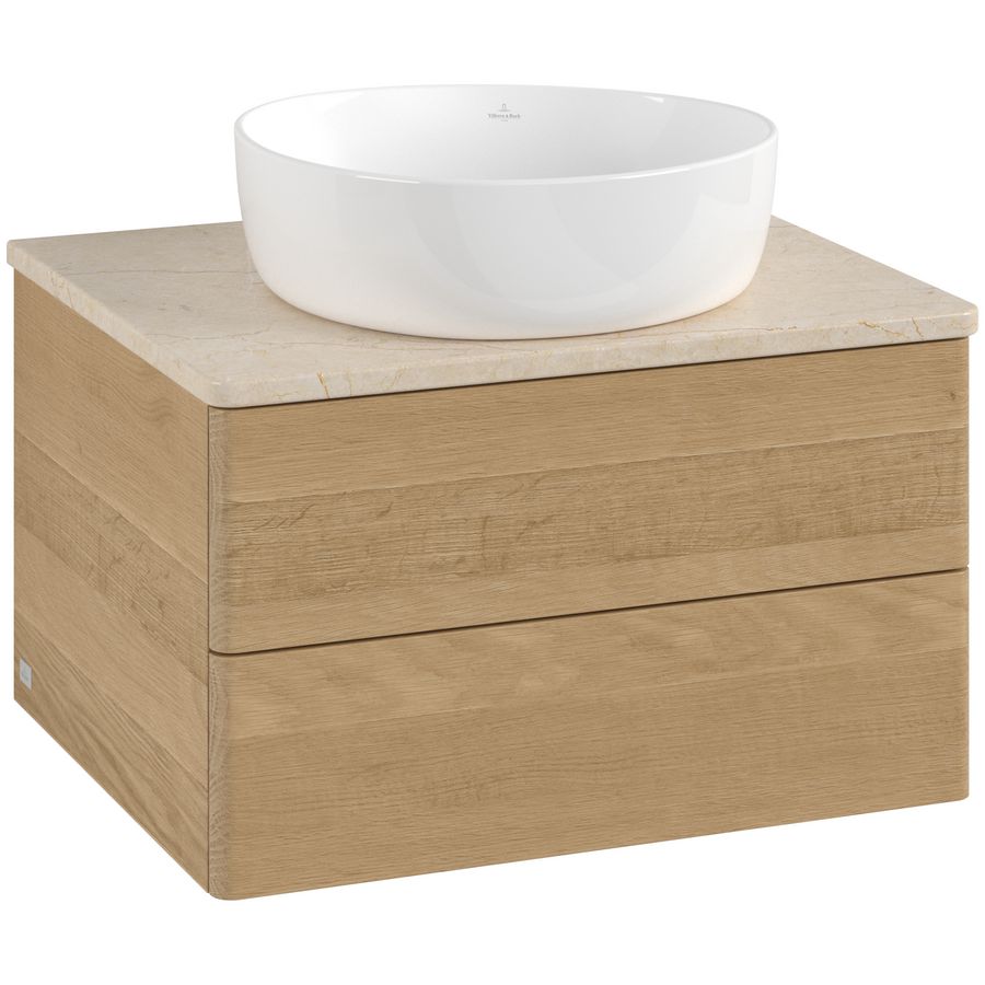 Wastafelonderkast Antao 600x360x500mm Honey Oak L18013HN