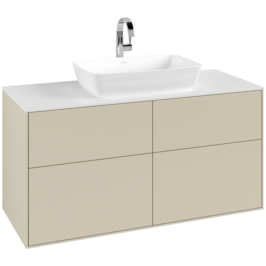 Wastafelonderkast Finion 1200x603x501mm S.Grey Matt Lacquer F79100HJ