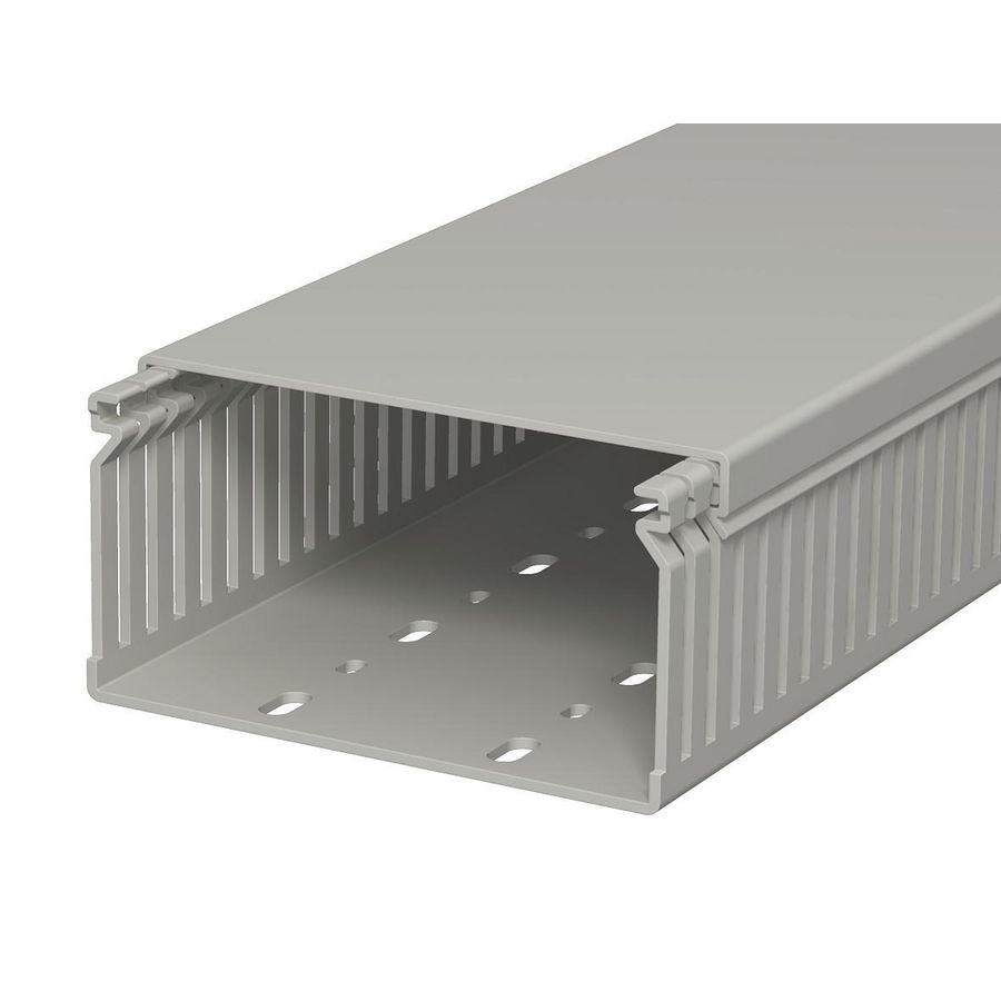 Lengte a 2m. Bedradingskoker 60x120 polyvinylch. steengrijs