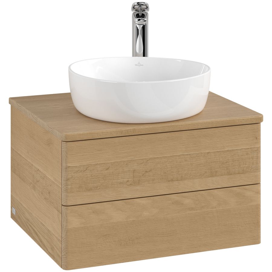 Wastafelonderkast Antao 600x360x500mm Honey Oak L18051HN