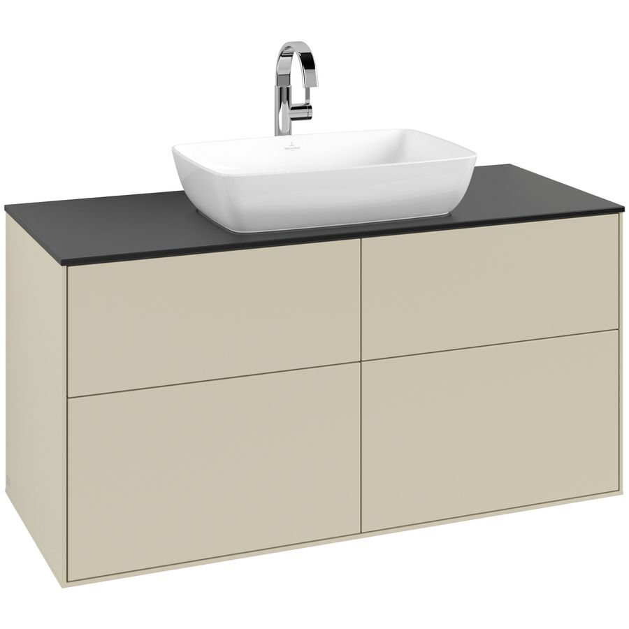 Wastafelonderkast Finion 1200x603x501mm S.Grey Matt Lacquer F79200HJ