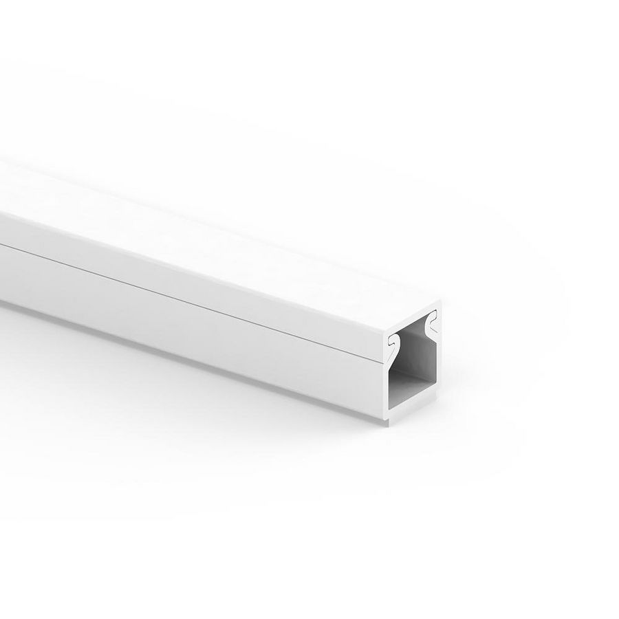 Lengte a 2 mtr. Leidingkanaal GGK Mini 10x10 wit foamtape