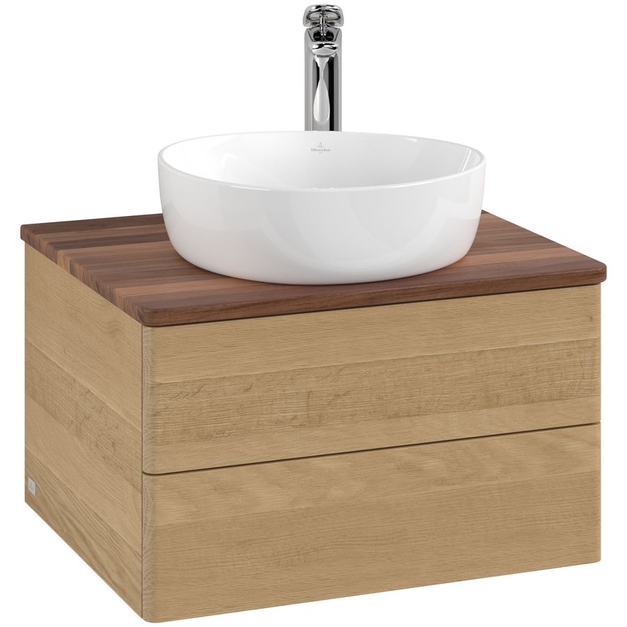 Wastafelonderkast Antao 600x360x500mm Honey Oak L18052HN