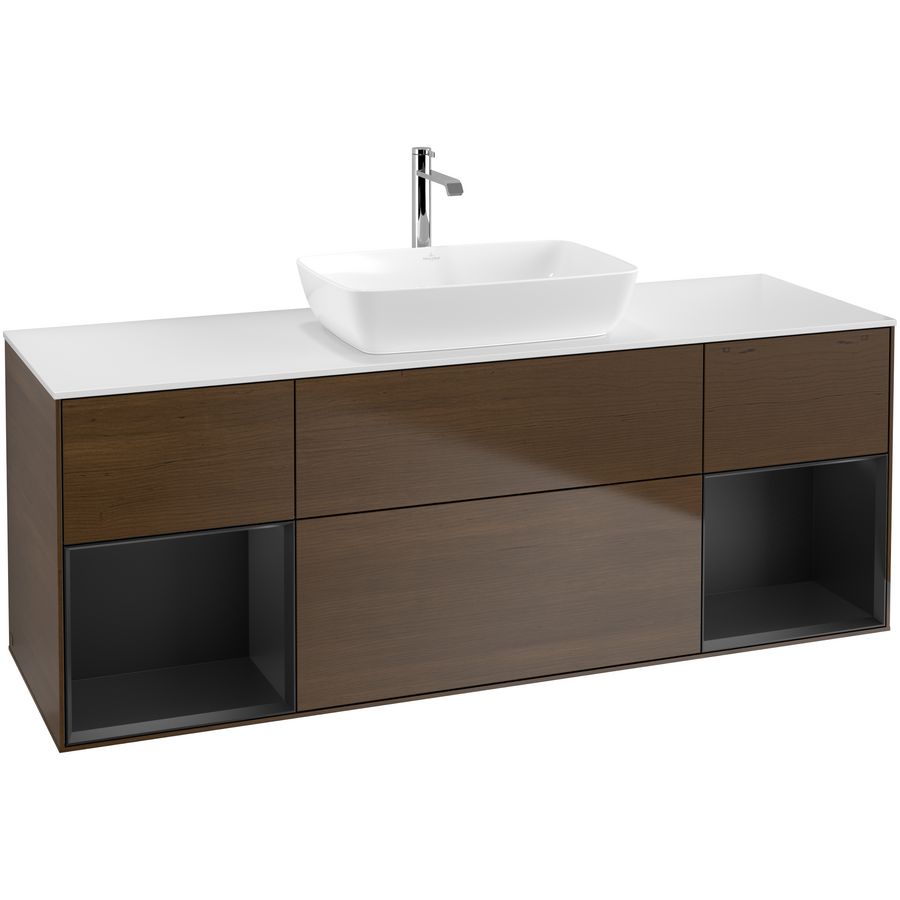 Wastafelonderkast Finion 1600x603x501mm W.Veneer G861PDGN