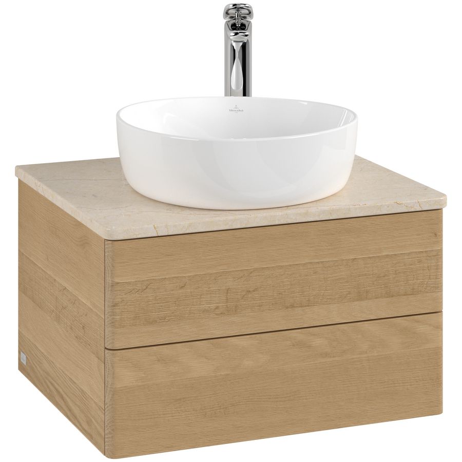 Wastafelonderkast Antao 600x360x500mm Honey Oak L18053HN