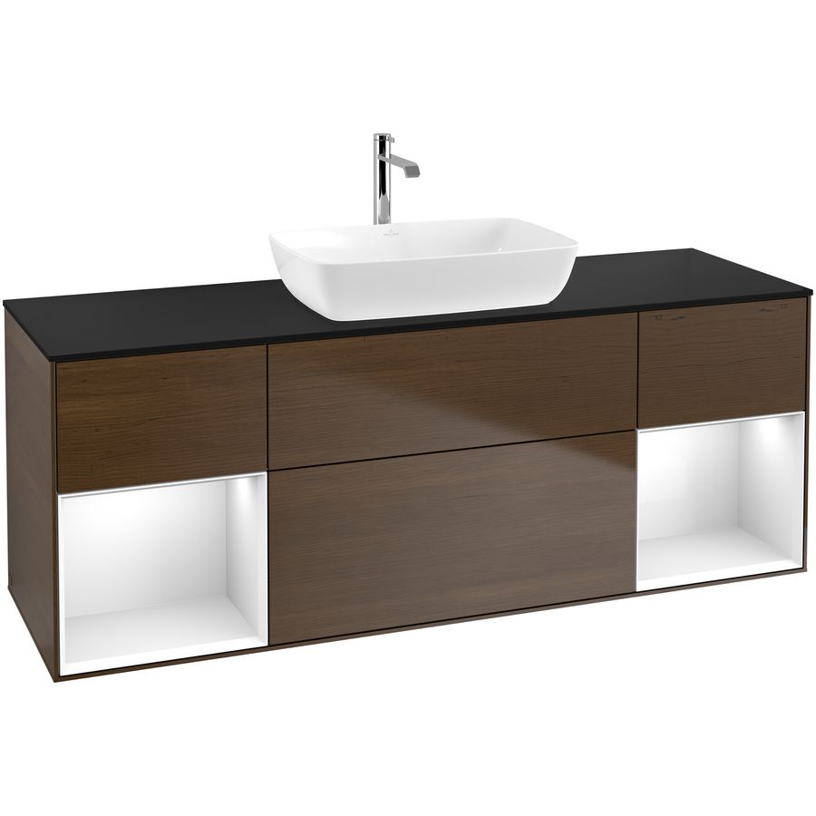 Wastafelonderkast Finion 1600x603x501mm W.Veneer G862GFGN