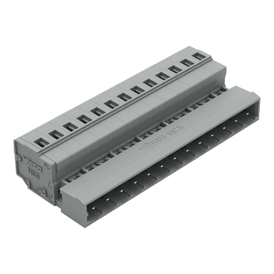 1-draads male steker 2,5mm² grijs 231-613 VVE=25