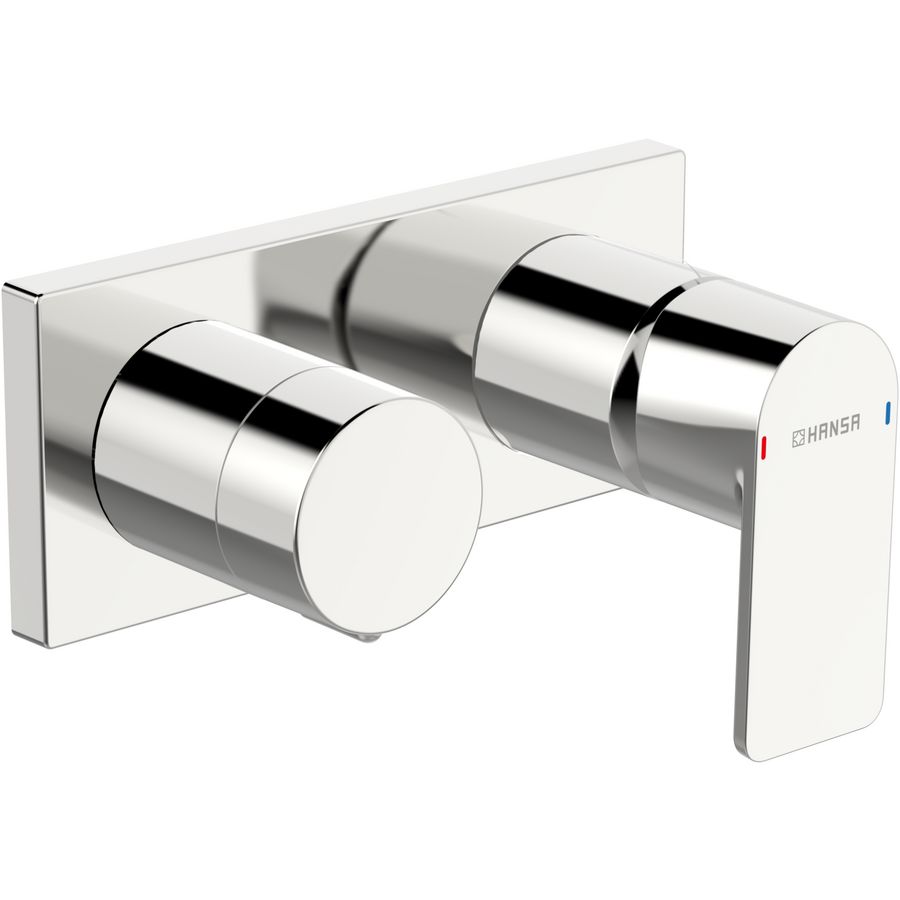 afbouwdeel douche/badmkr. met omstelling rozet 75x175mm