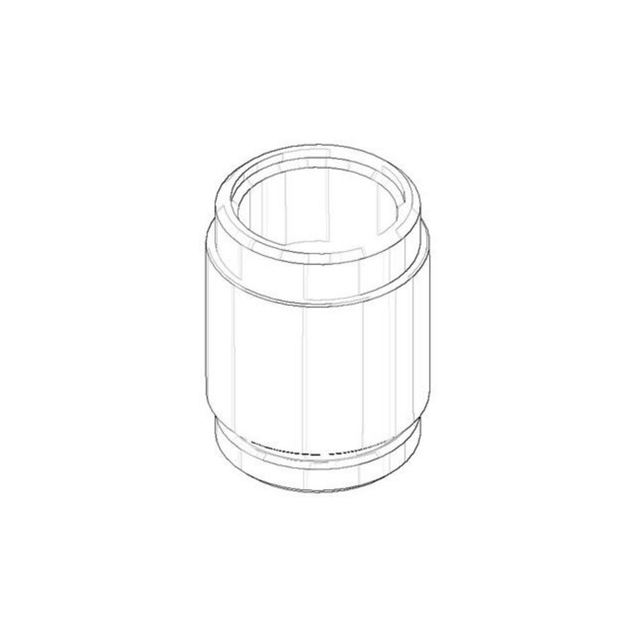 Nippel 22x30mm Champagne (22kt Goud)
