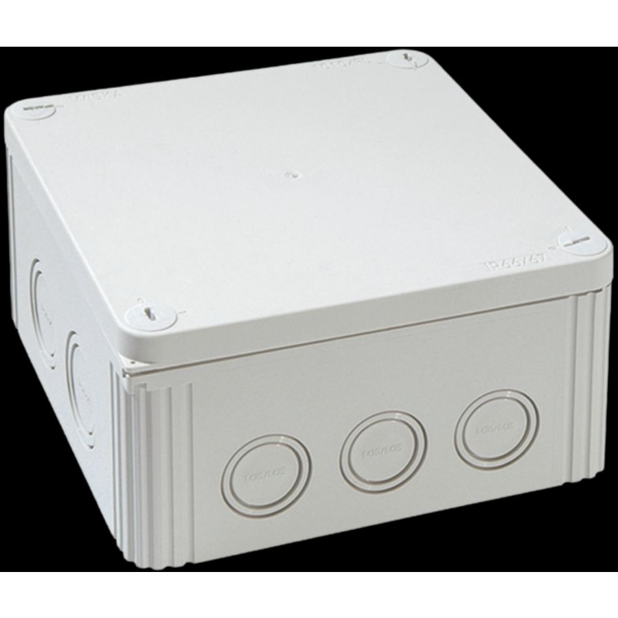 Kabeldoos combi IND 1010/ leeg grijs VVE=2