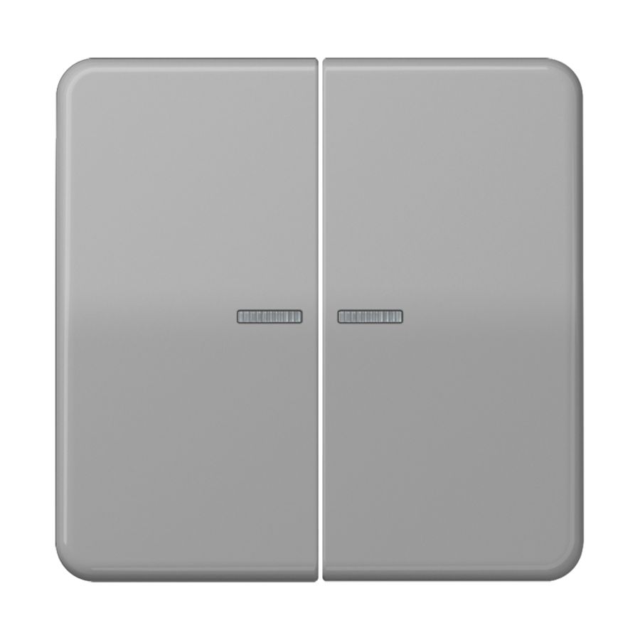 Tastafdekking 2voudig CD500 groen KNX RF