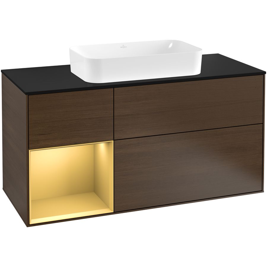 Wastafelonderkast Finion 1200x603x501mm W.Veneer G292HFGN