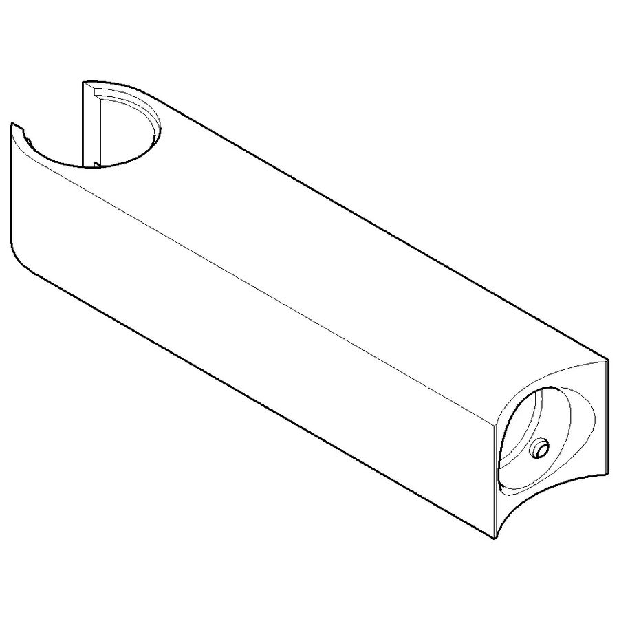 Houder vrijstaand 141,5x32x27,5mm Mat Wit