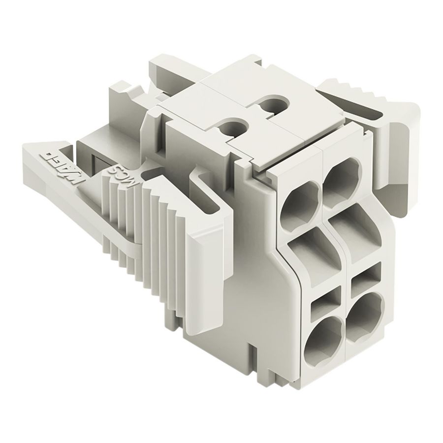 2-draads FE steker 2,5mm² li.grijs 721-2102/037-000 VVE=100