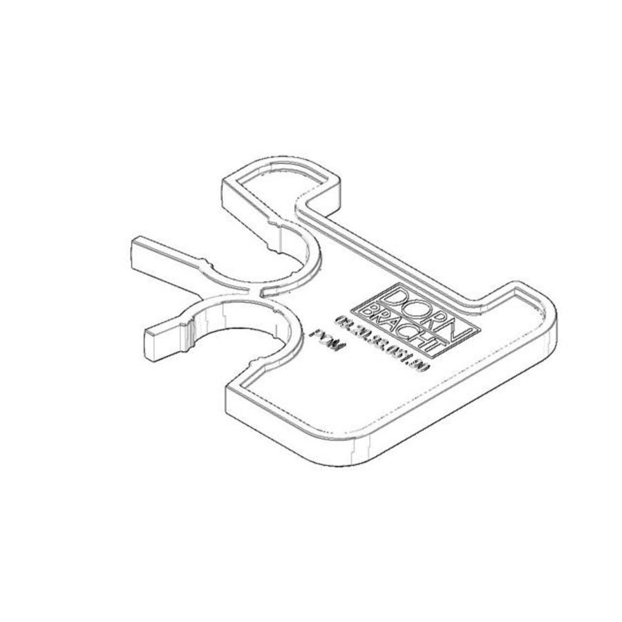 Bevestiging 43x35x3,5mm 09209305190