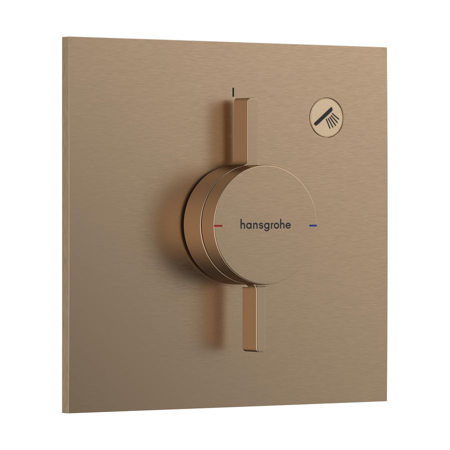 DuoTurn E afbouwdeel tbv inbouwkraan voor 1 functie Brushed Bronze