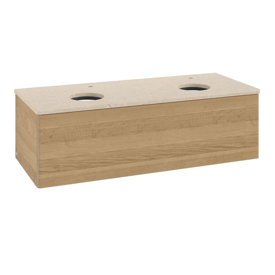 Wastafelonderkast Antao 1200x360x500mm Honey Oak L35053HN