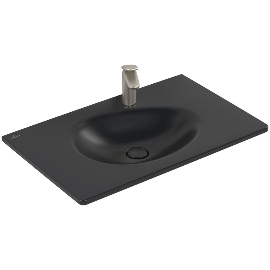 Meubelwastafel Antao 800x500mm Pure Black CeramicPlus  4A7581R7
