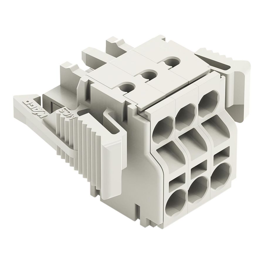 2-draads FE steker 2,5mm² li.grijs 721-2103/037-000 VVE=50